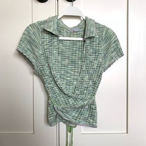 Ghanda Sustainable Brand Collared Wrap/Tie up Shirt